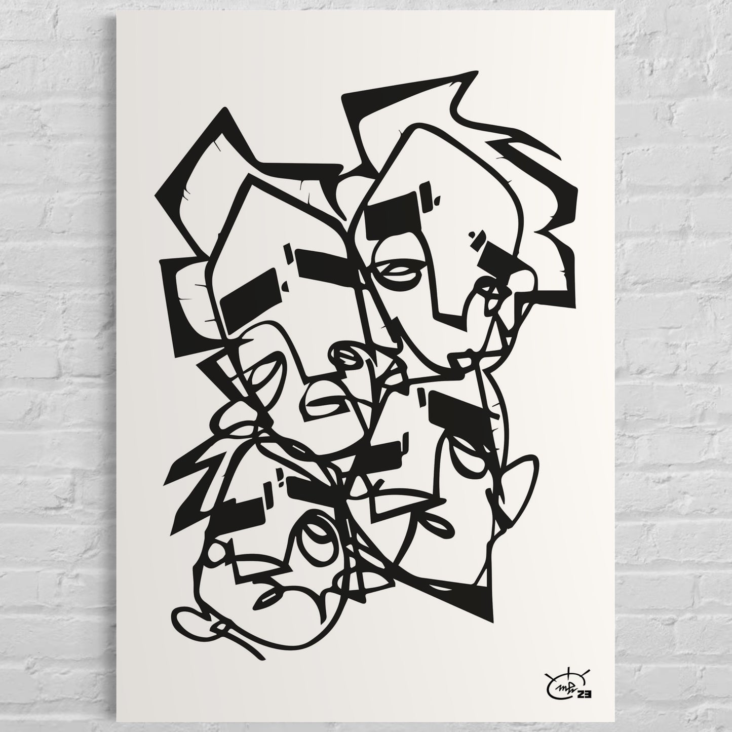 LIFE IS NO SUGAR LICKIN | Leinwanddruck
