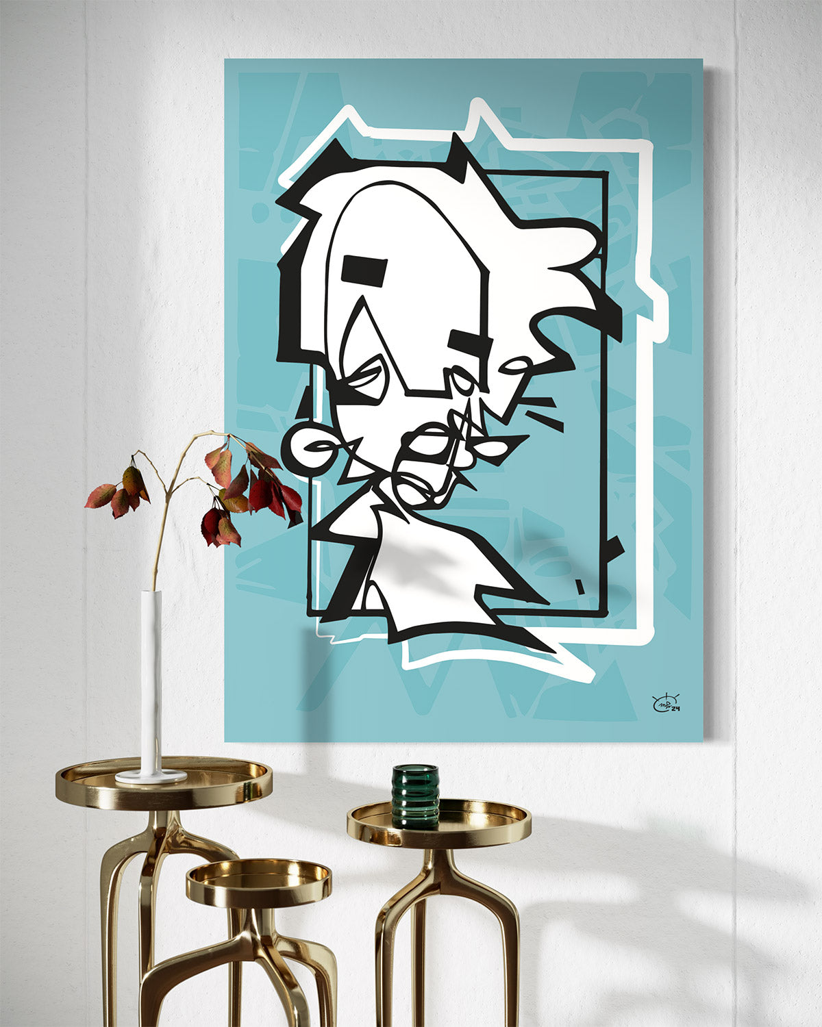MISS HOLLE | Leinwanddruck