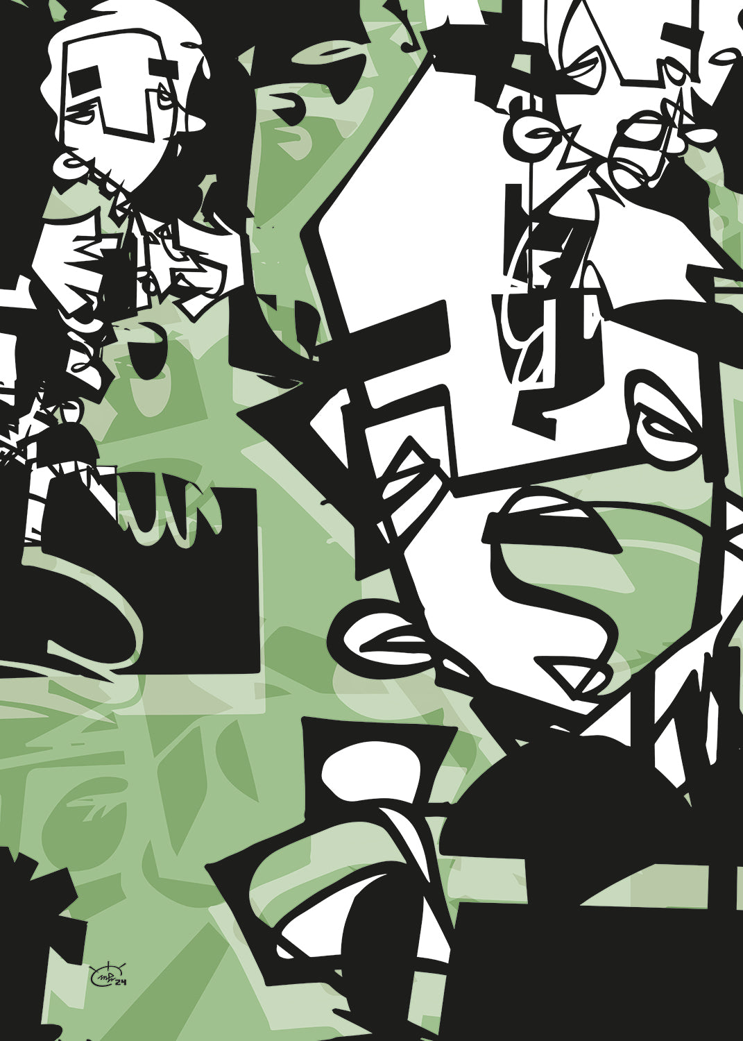 URBAN JUNGLE V03 | Leinwanddruck