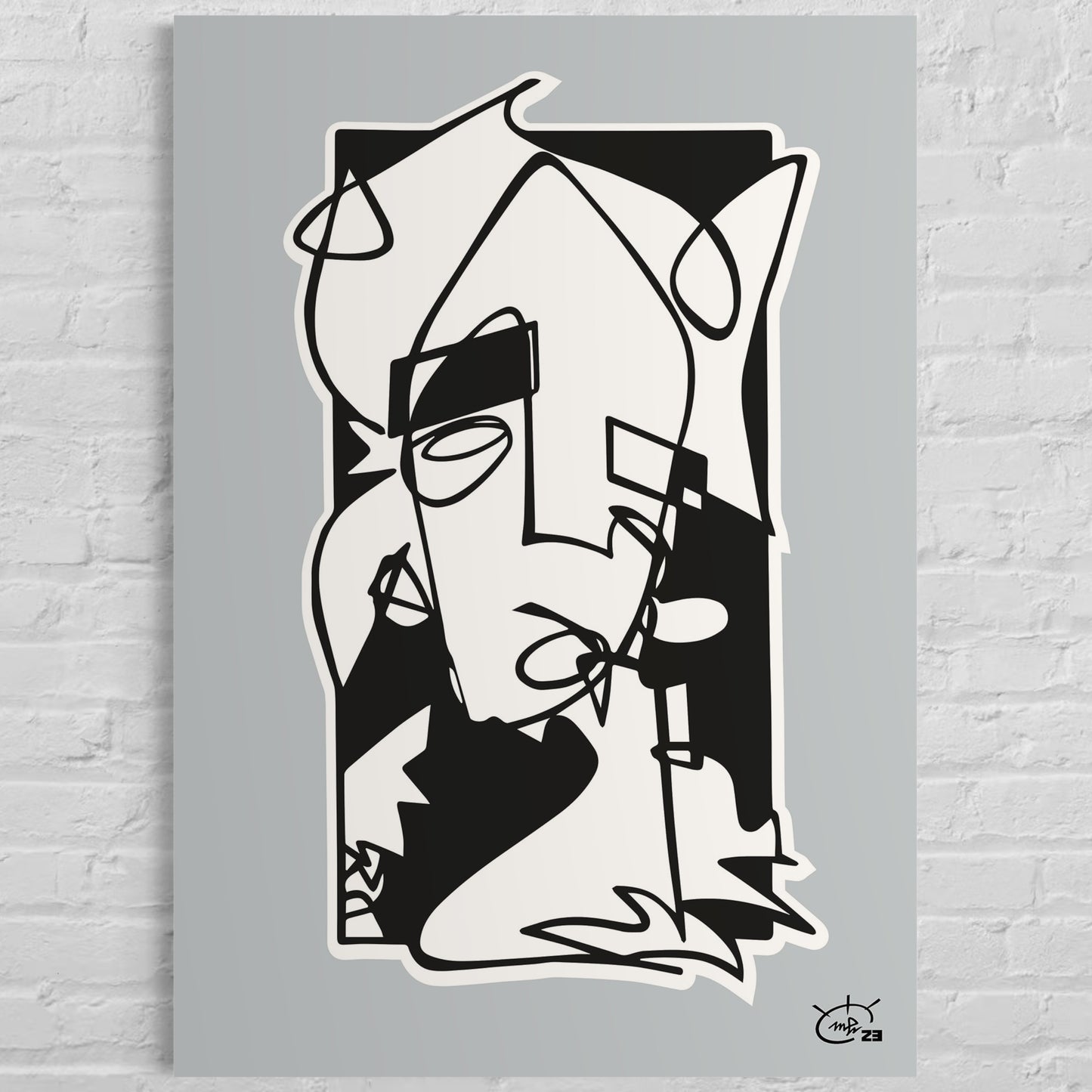 WHO AM I | Leinwanddruck