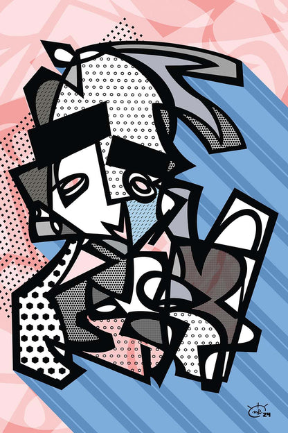 TIM IDO | Stylized modern abstract canvas art print