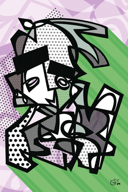 TIM IDO | Stylized modern abstract canvas art print