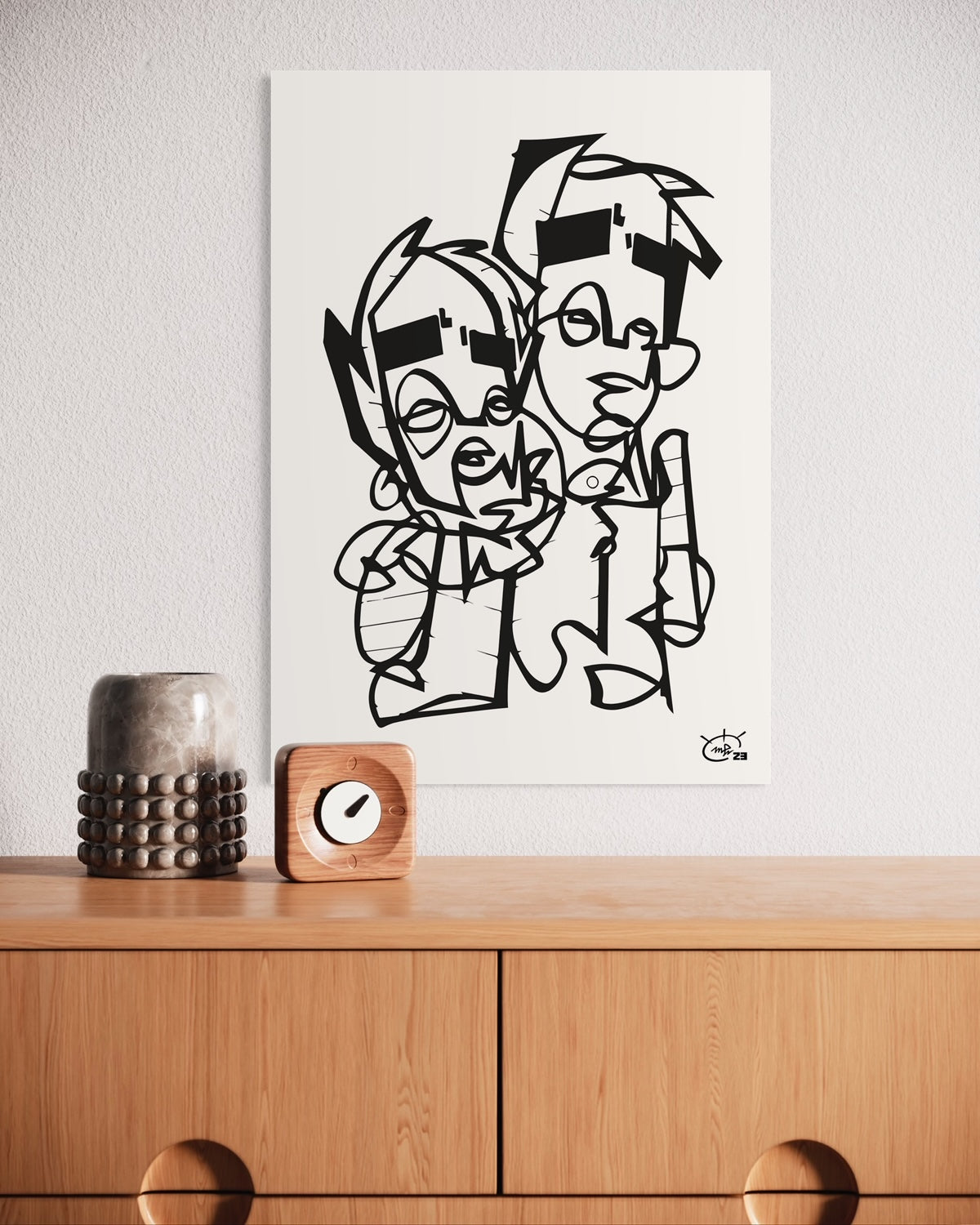 BROTHERHOOD | Contemporary canvas art print