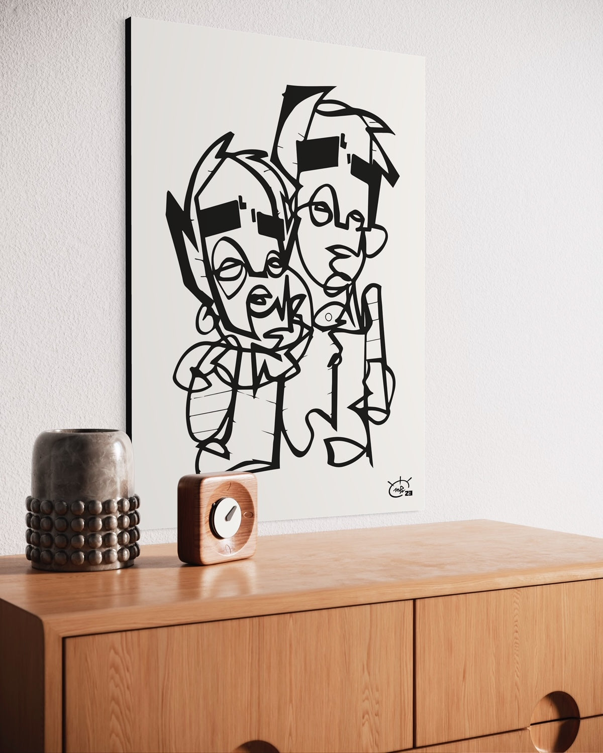 BROTHERHOOD | Contemporary canvas art print