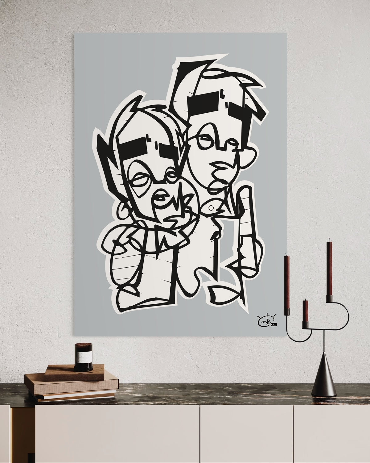 BROTHERHOOD | Contemporary canvas art print