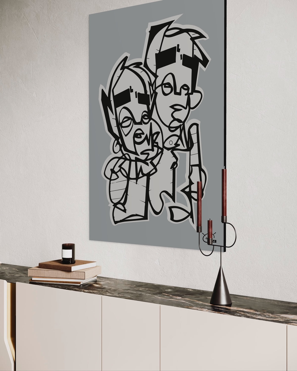 BROTHERHOOD | Contemporary canvas art print