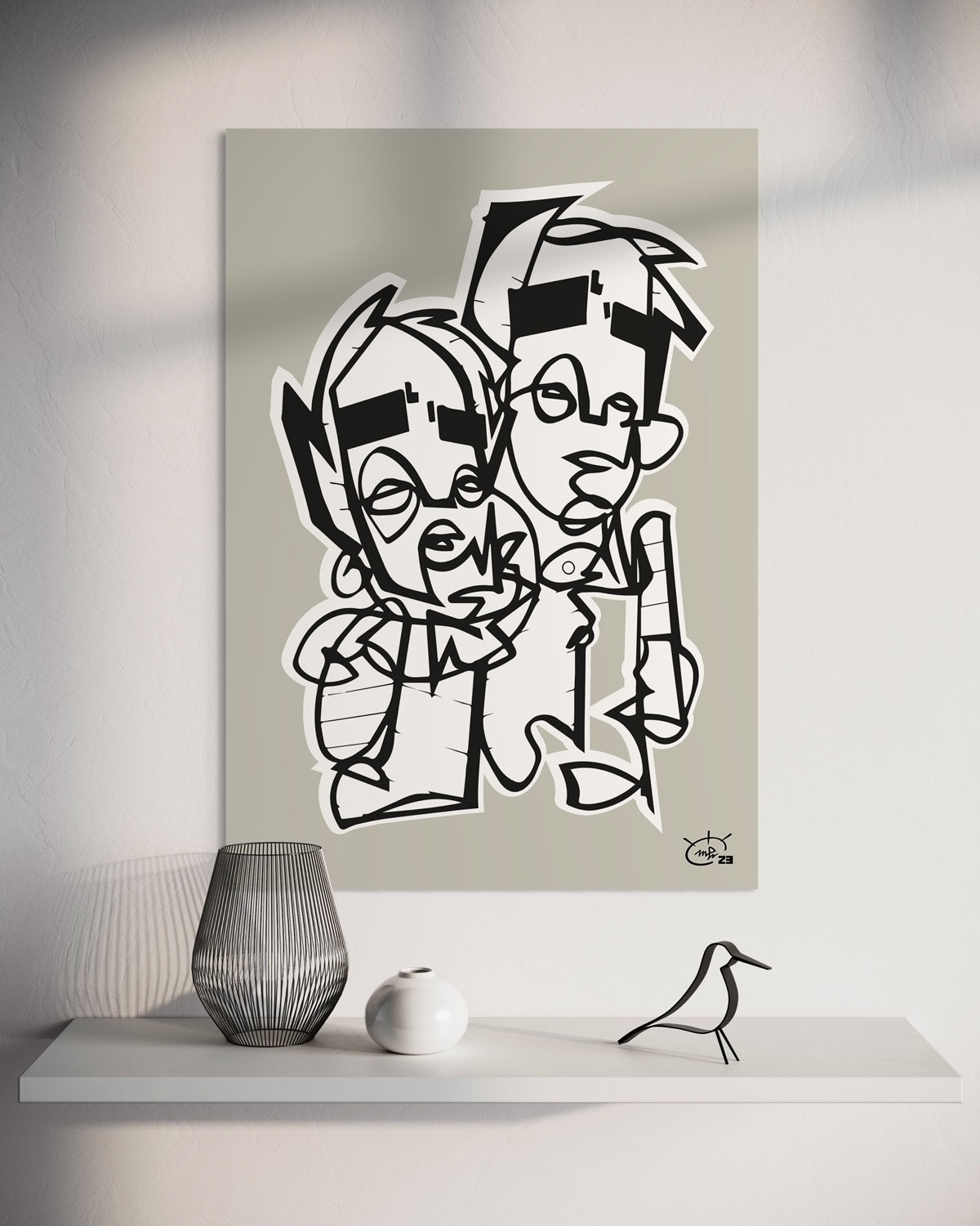 BROTHERHOOD | Contemporary canvas art print