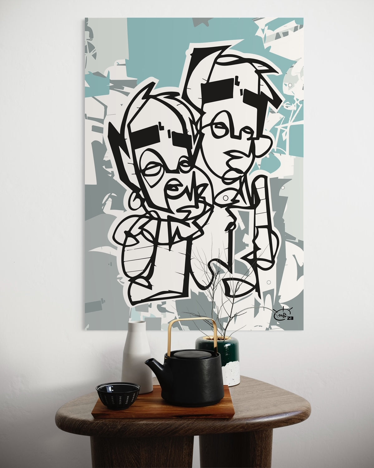 BROTHERHOOD | Contemporary canvas art print