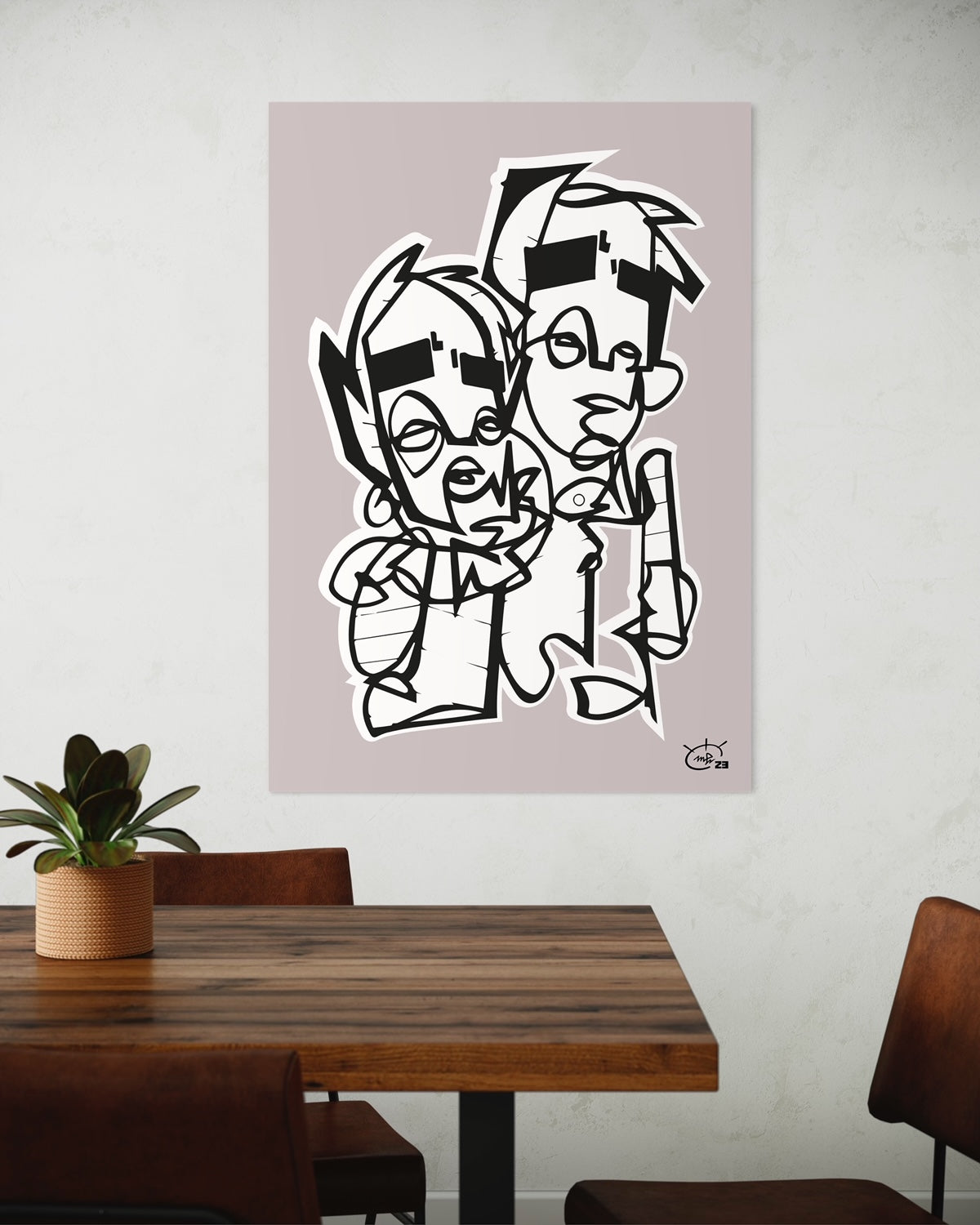 BROTHERHOOD | Contemporary canvas art print