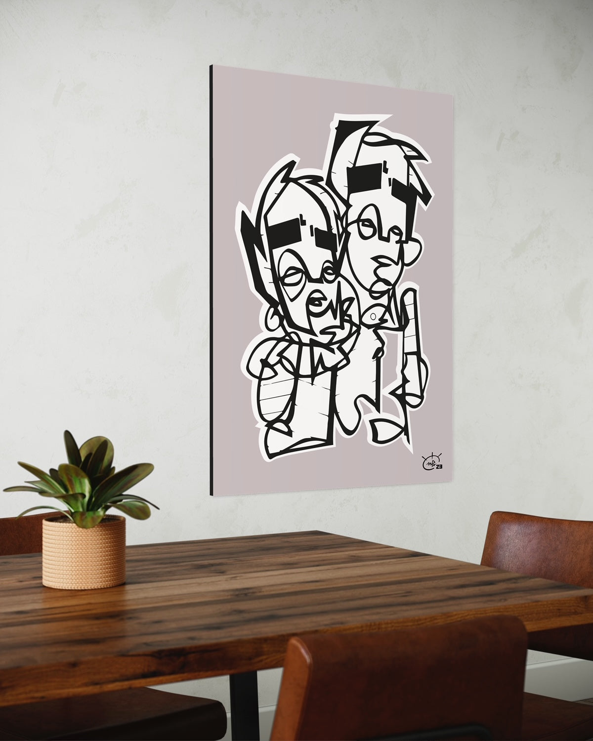 BROTHERHOOD | Contemporary canvas art print