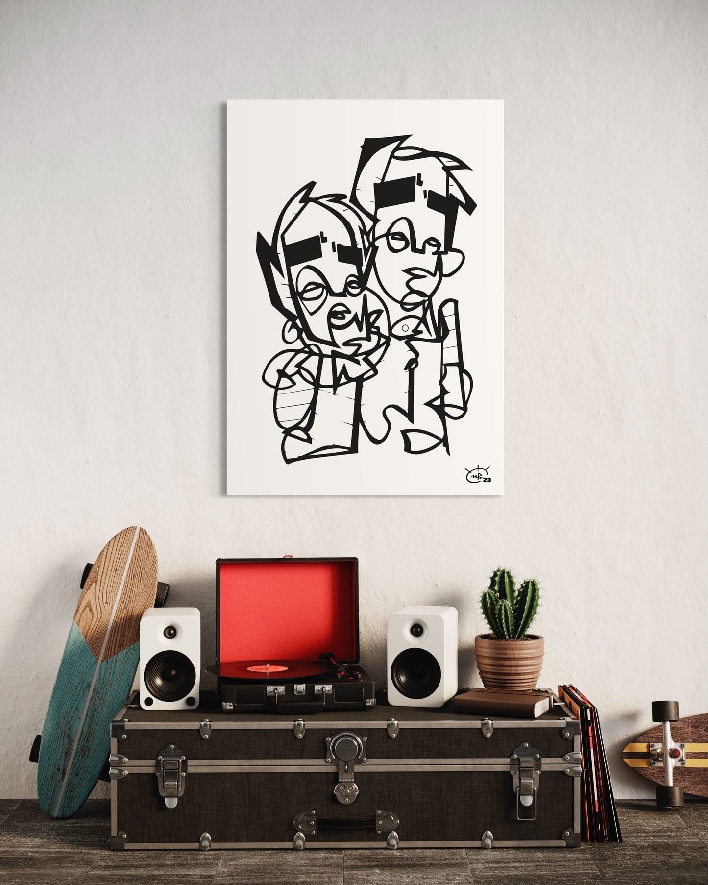 BROTHERHOOD | Contemporary canvas art print