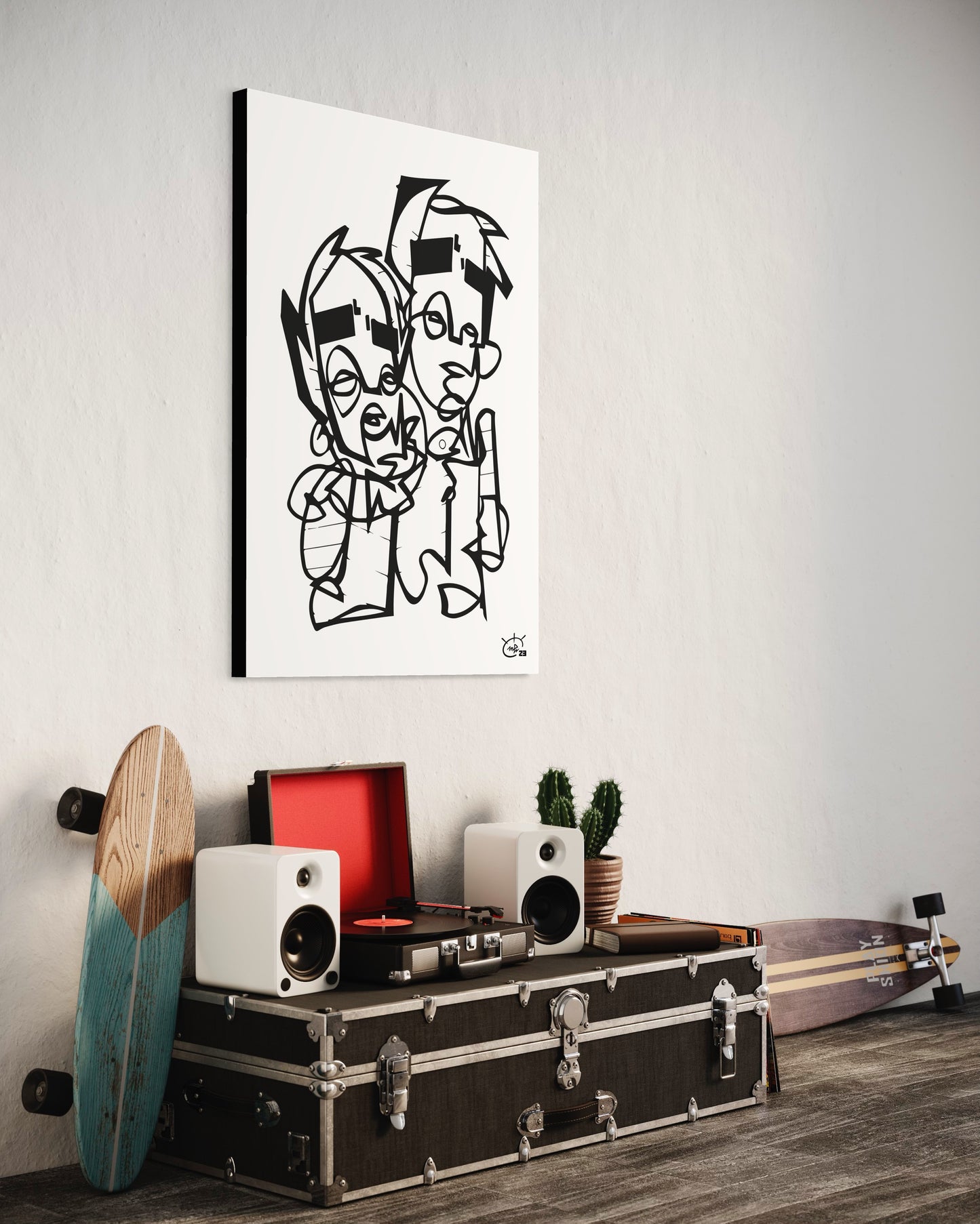 BROTHERHOOD | Contemporary canvas art print