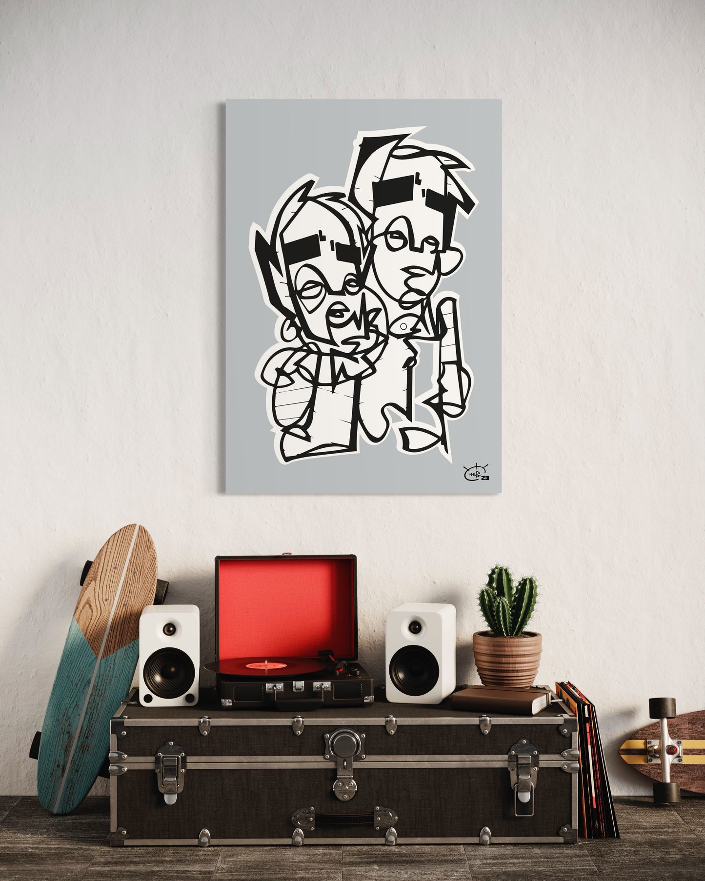 BROTHERHOOD | Contemporary canvas art print