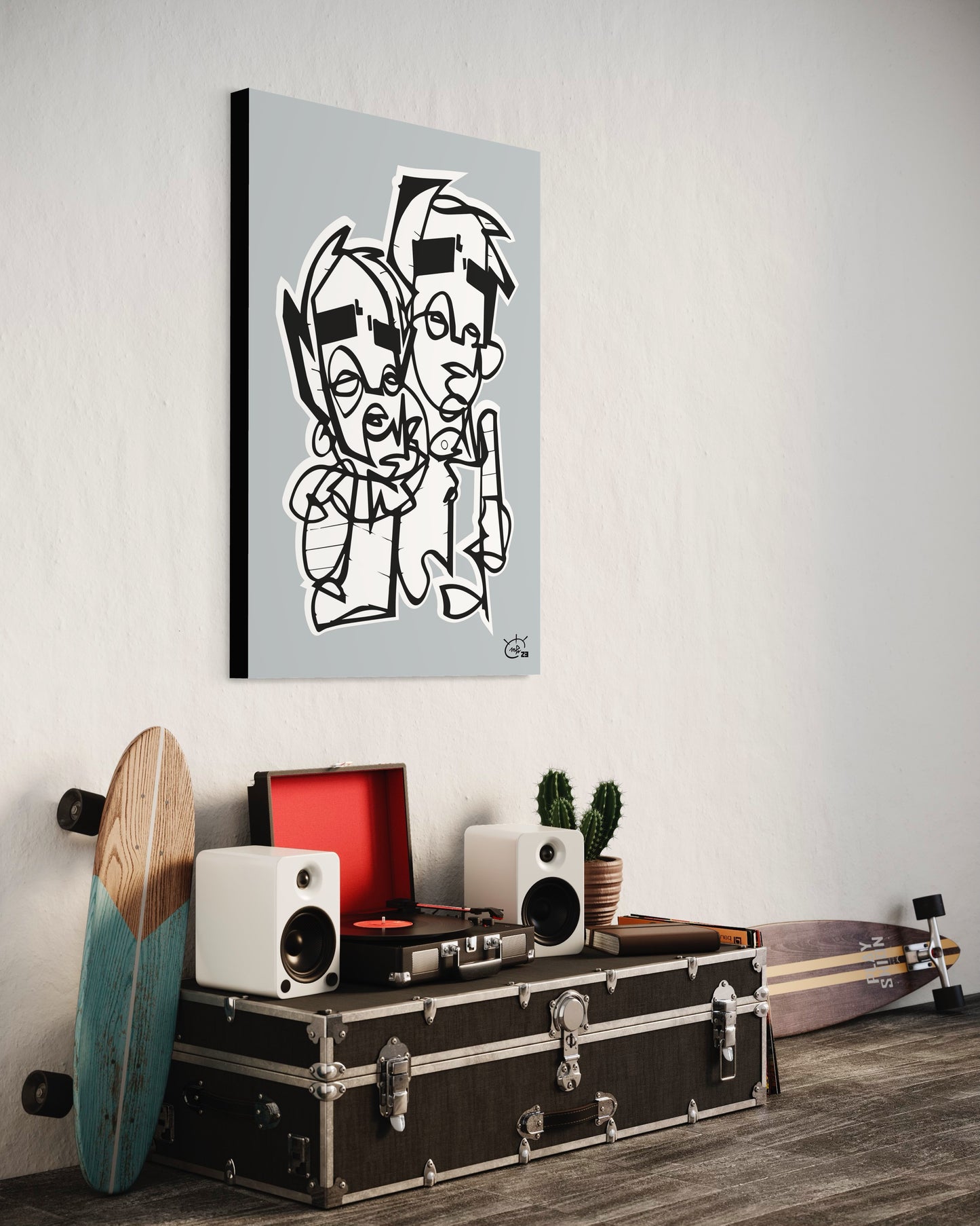 BROTHERHOOD | Contemporary canvas art print
