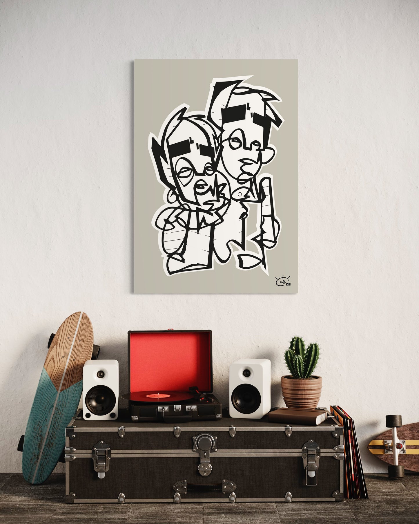 BROTHERHOOD | Contemporary canvas art print