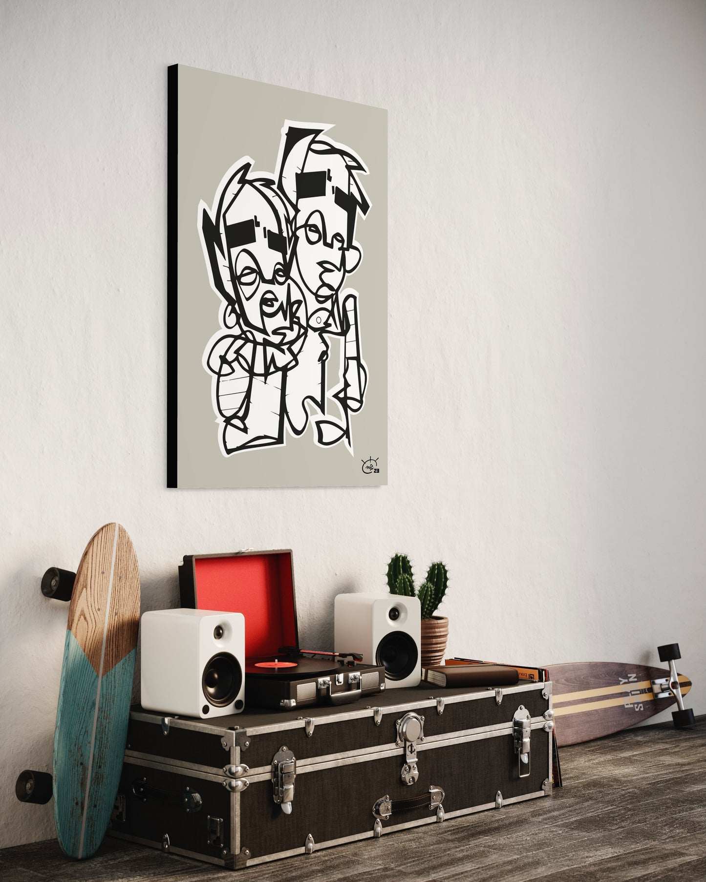 BROTHERHOOD | Contemporary canvas art print