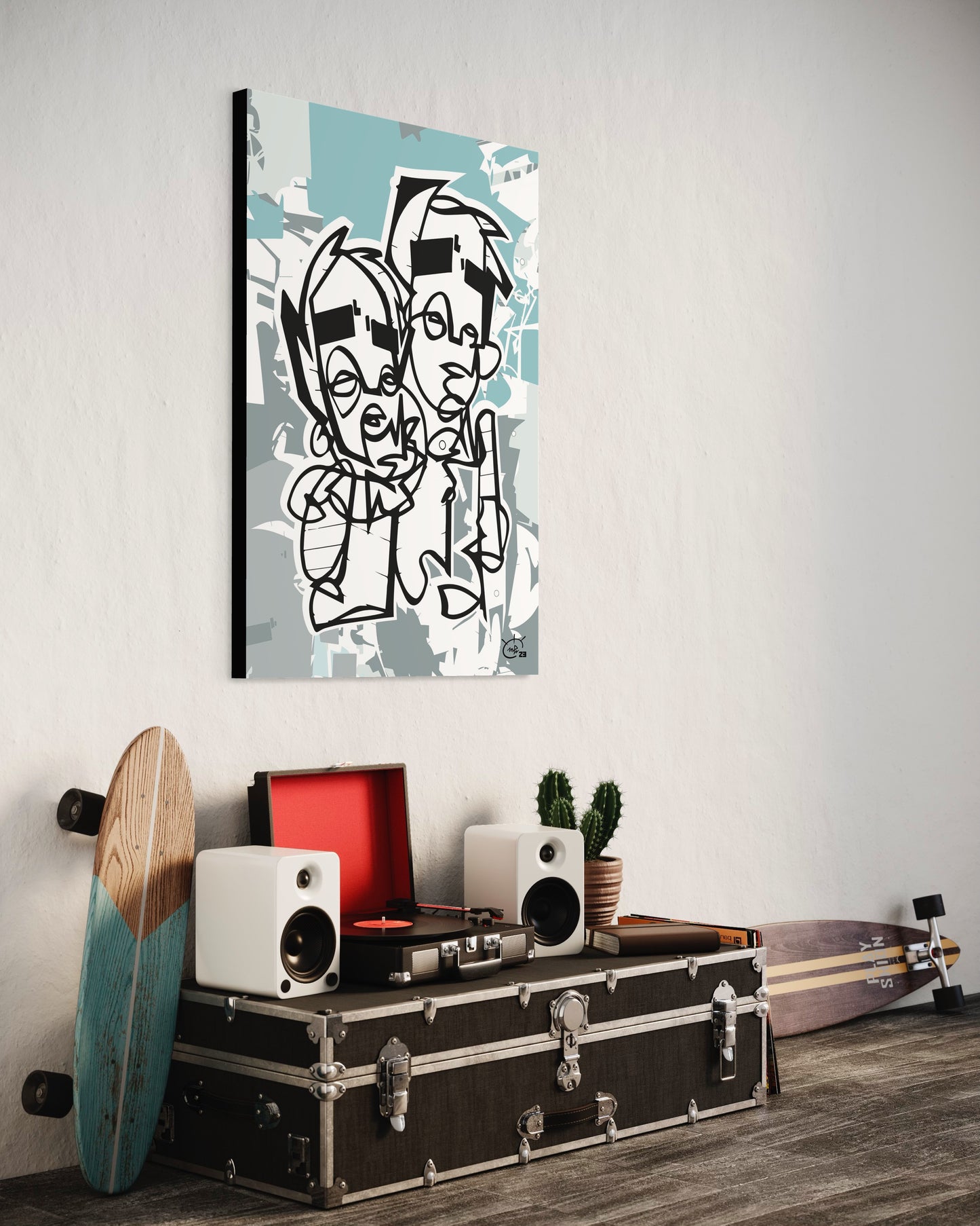BROTHERHOOD | Contemporary canvas art print