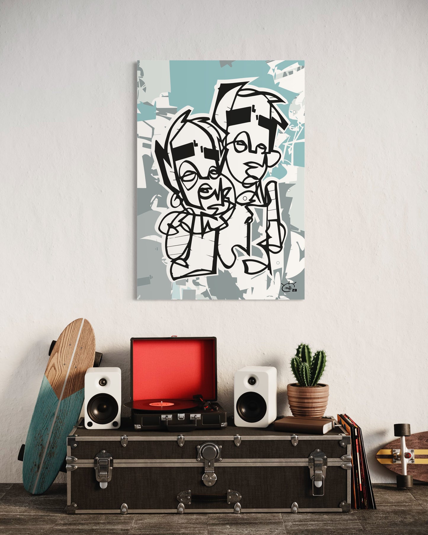BROTHERHOOD | Contemporary canvas art print