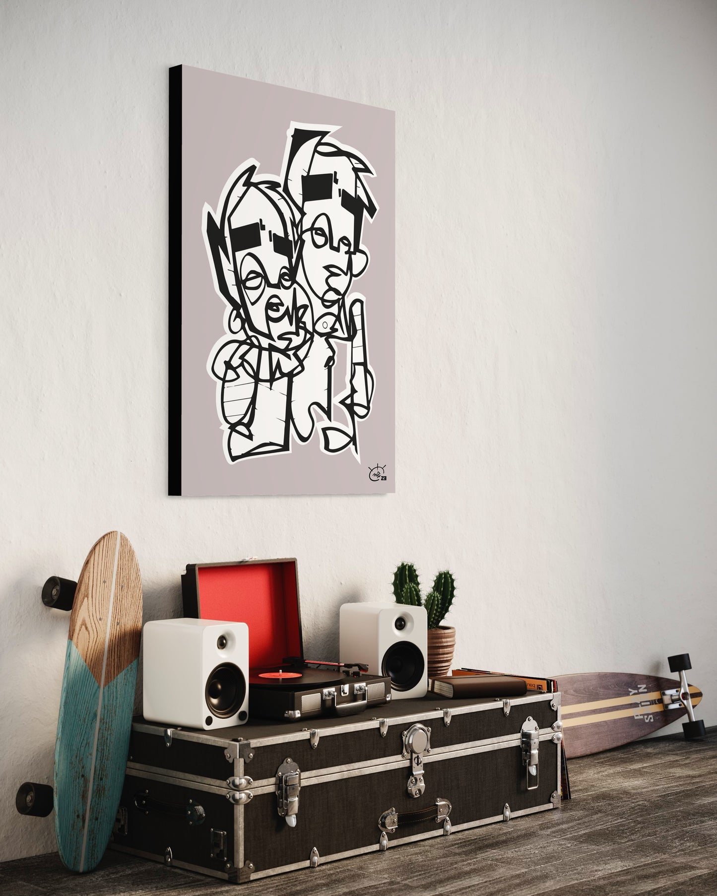 BROTHERHOOD | Contemporary canvas art print