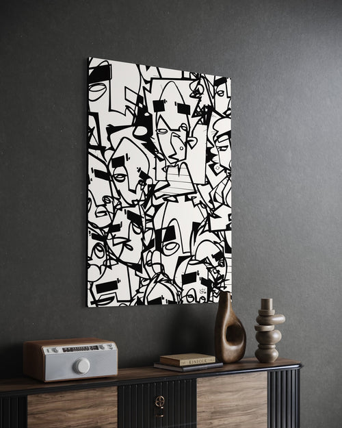 Carnival Berlin by Markus Haertel OneLine Abstract Modern Fine Art Print