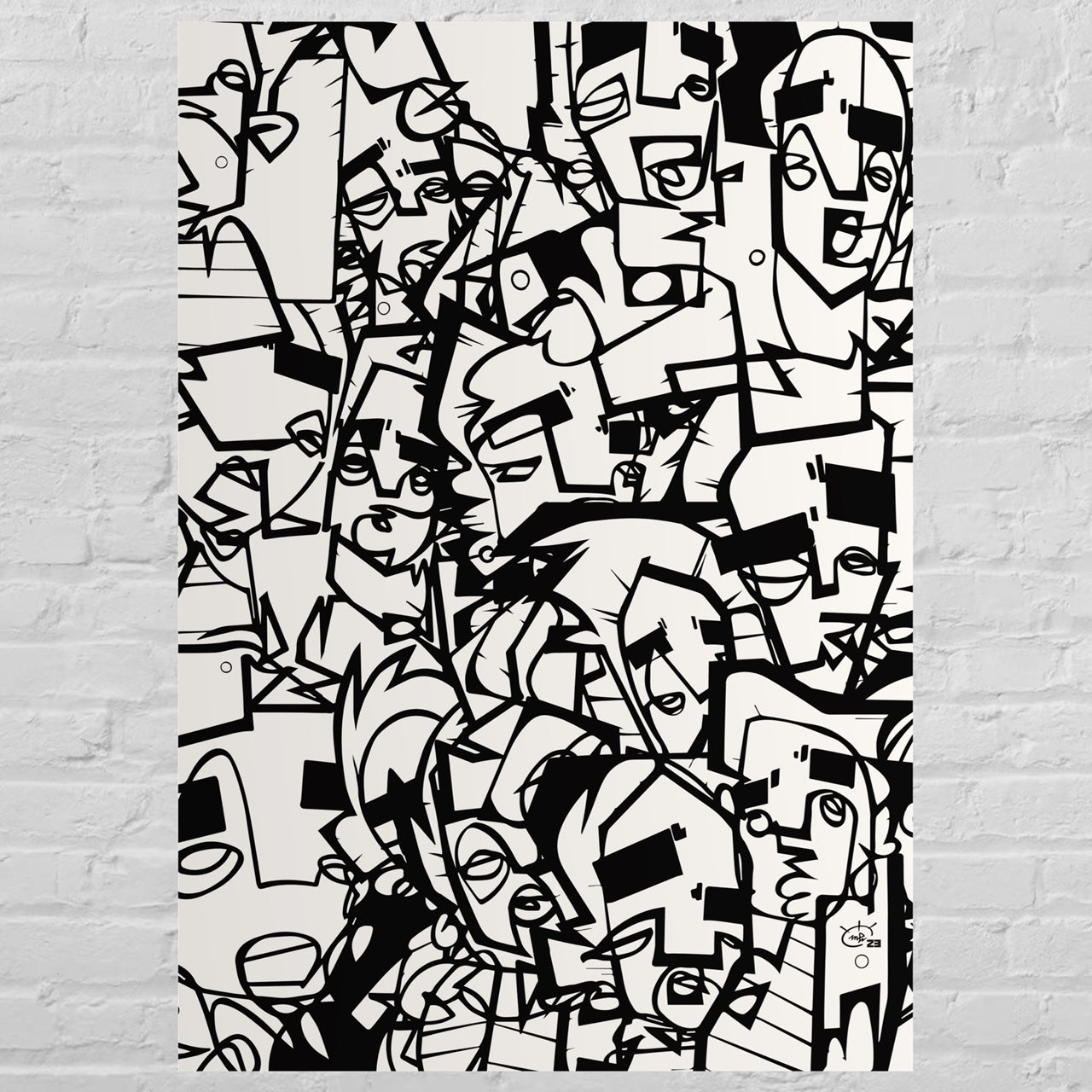 CARNIVAL SAO PAULO PARIS LONDON | Line drawing art poster