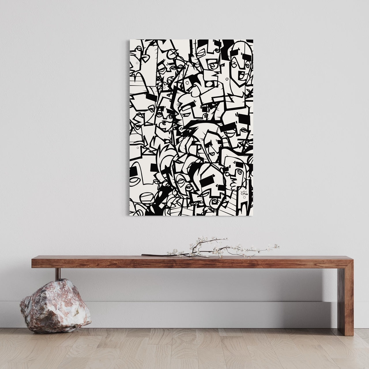 CARNIVAL SAO PAULO PARIS LONDON | Line drawing art poster