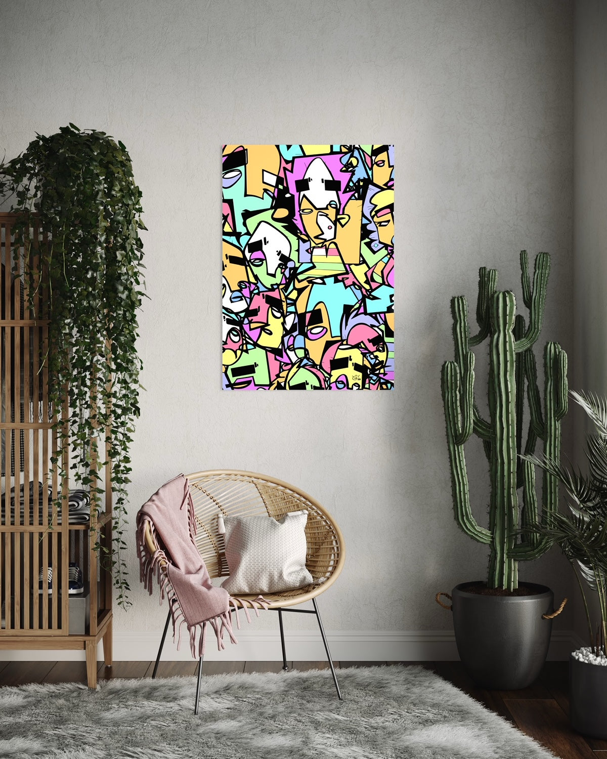 CARNIVAL GOA BERLIN RIO DE JANEIRO  | Stylized collage art poster