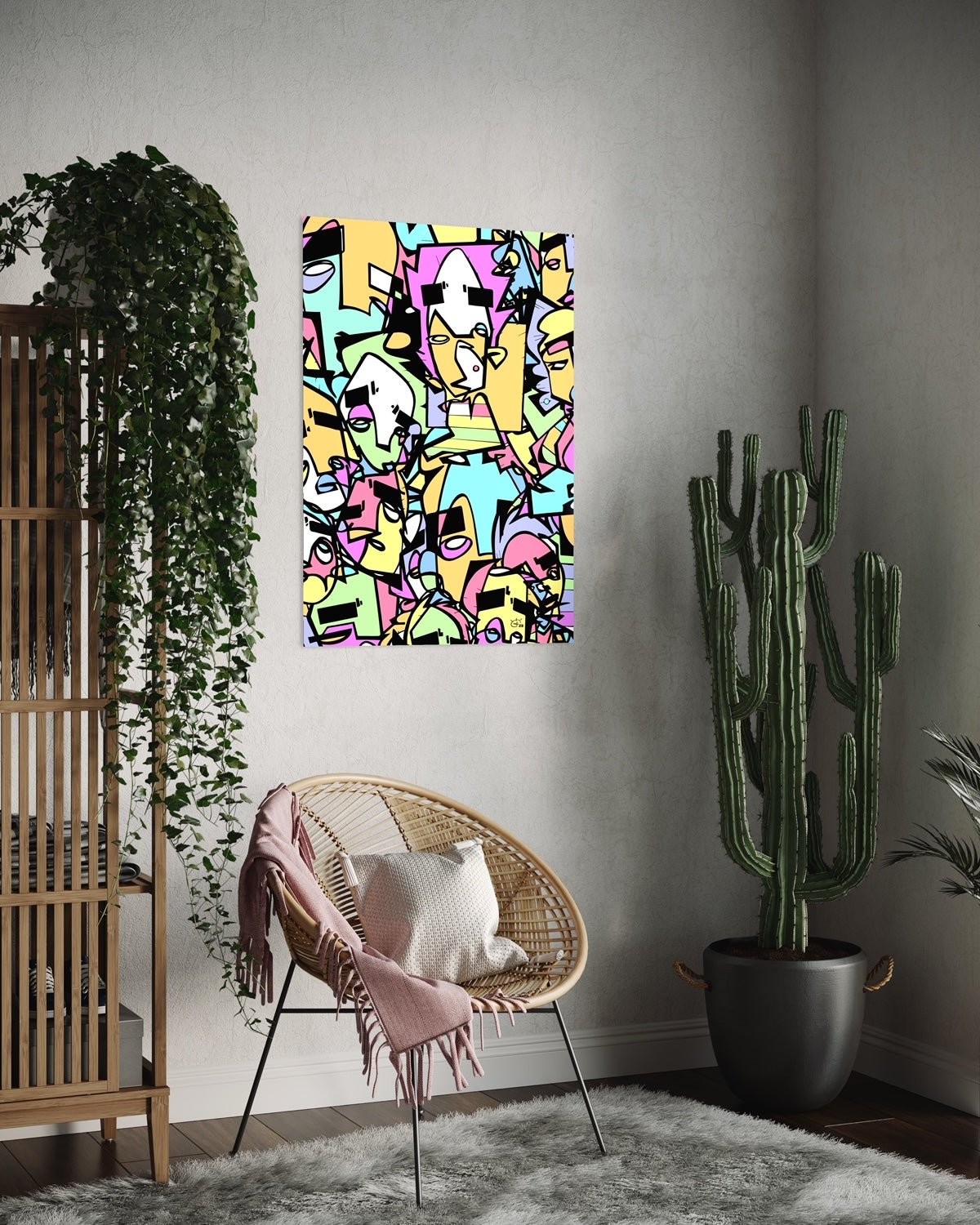 CARNIVAL GOA BERLIN RIO DE JANEIRO  | Stylized collage art poster