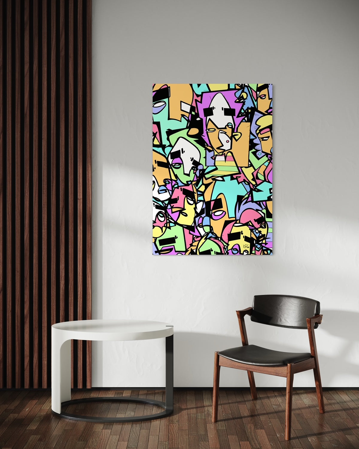 CARNIVAL RIO DE JANEIRO | Modern one line canvas art print