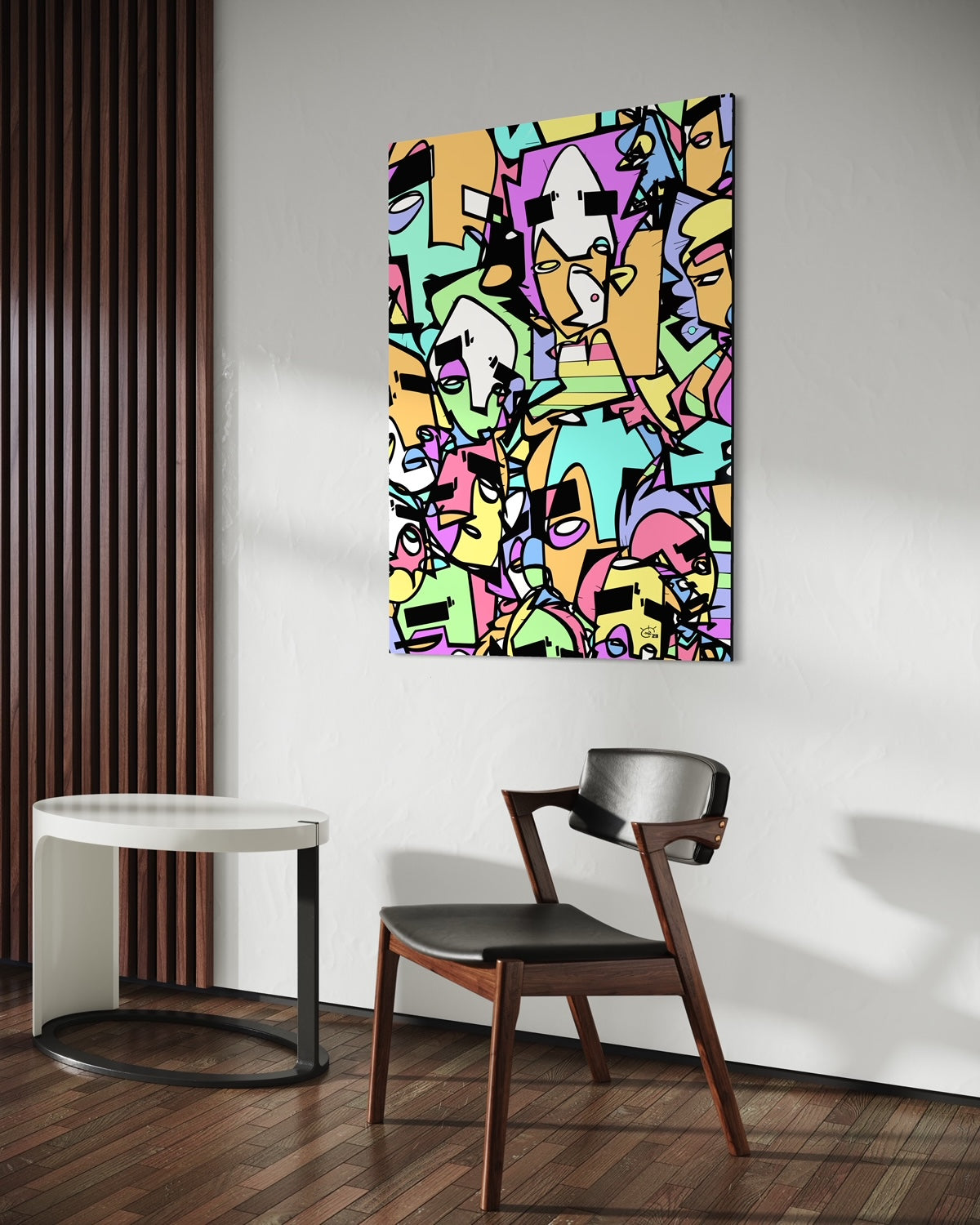 CARNIVAL RIO DE JANEIRO | Modern one line canvas art print