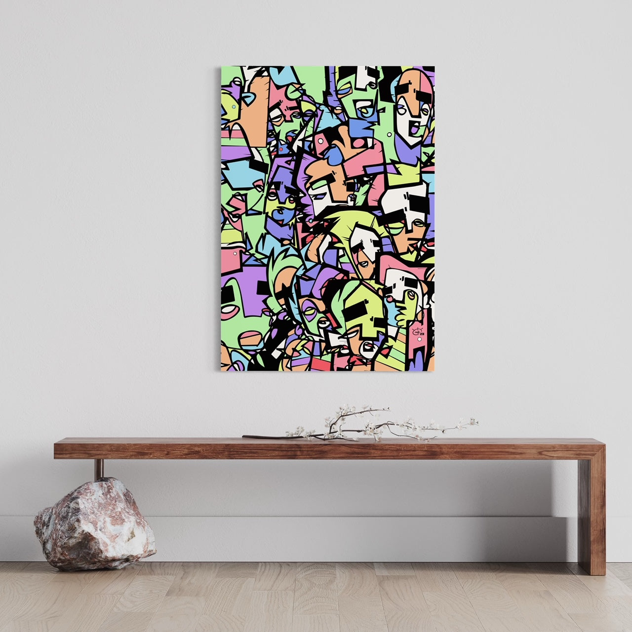 CARNIVAL SAO PAULO PARIS LONDON | Line drawing art poster