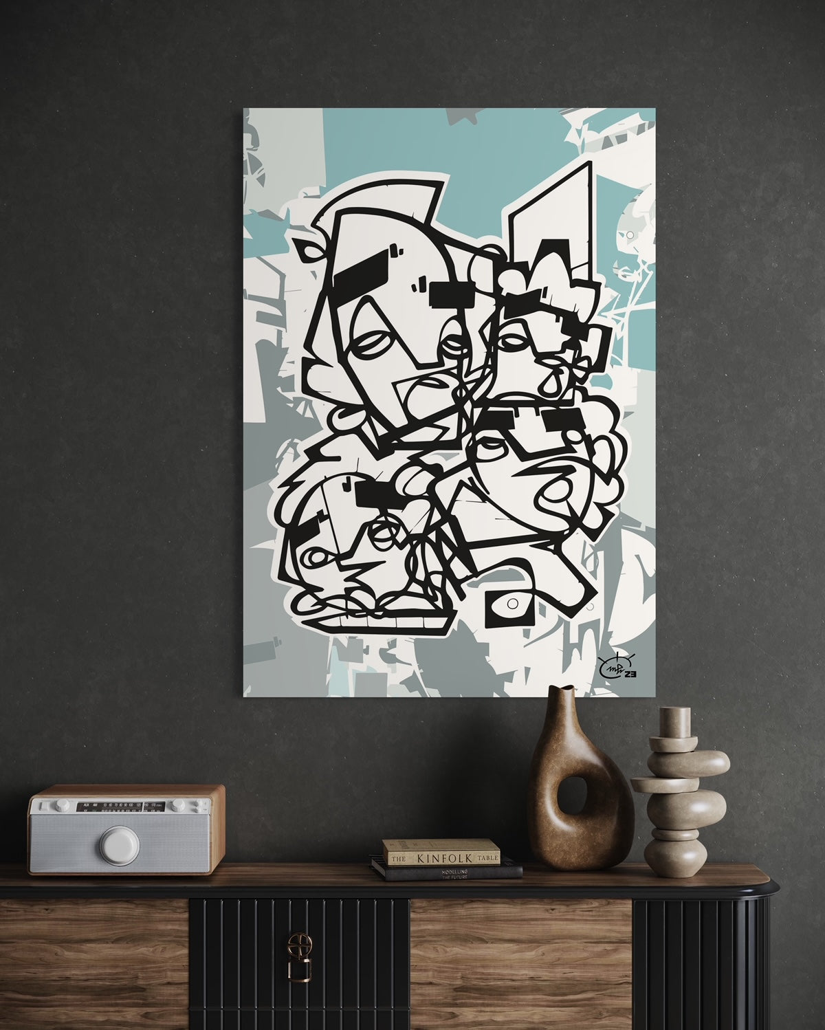 FRIENDSHIP | Contemporary canvas art print