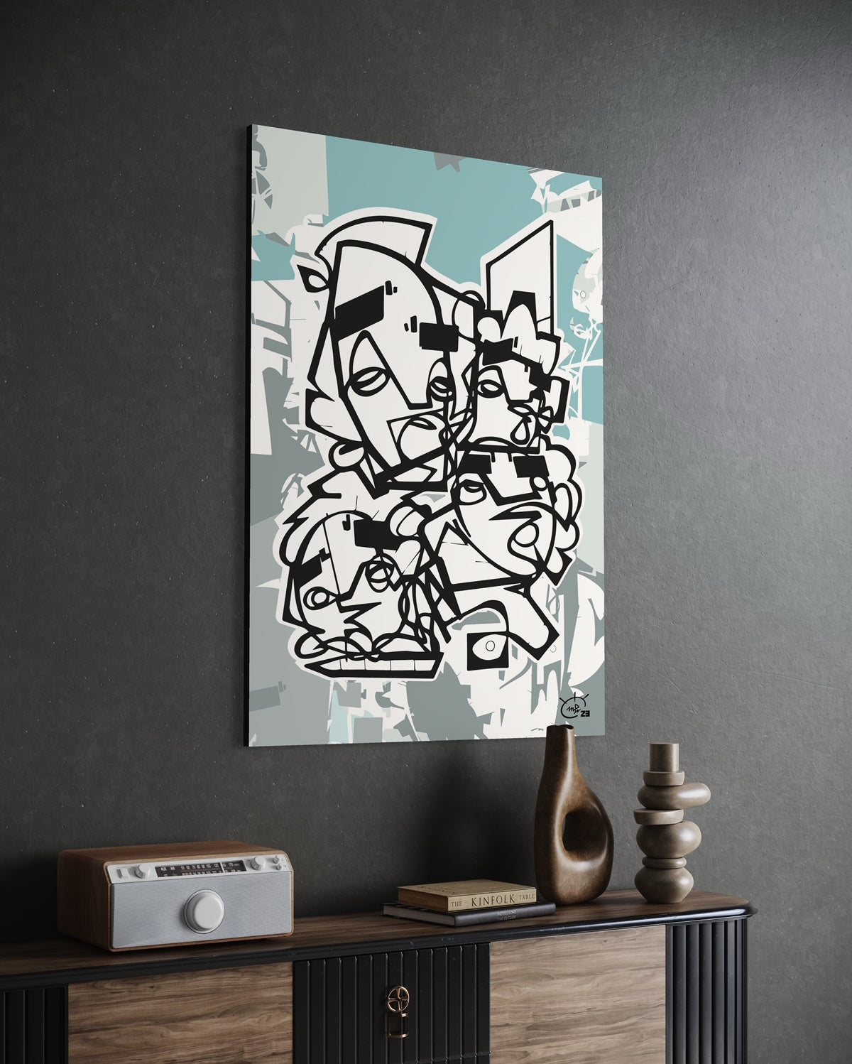 FRIENDSHIP | Contemporary canvas art print