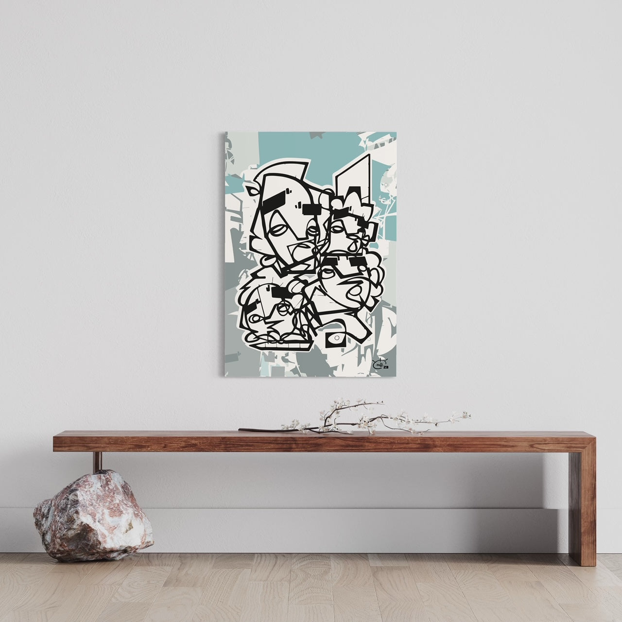 FRIENDSHIP | Contemporary canvas art print