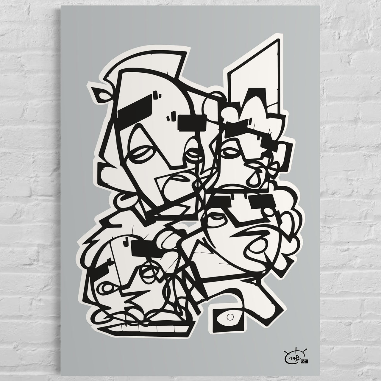 FRIENDSHIP | Contemporary canvas art print