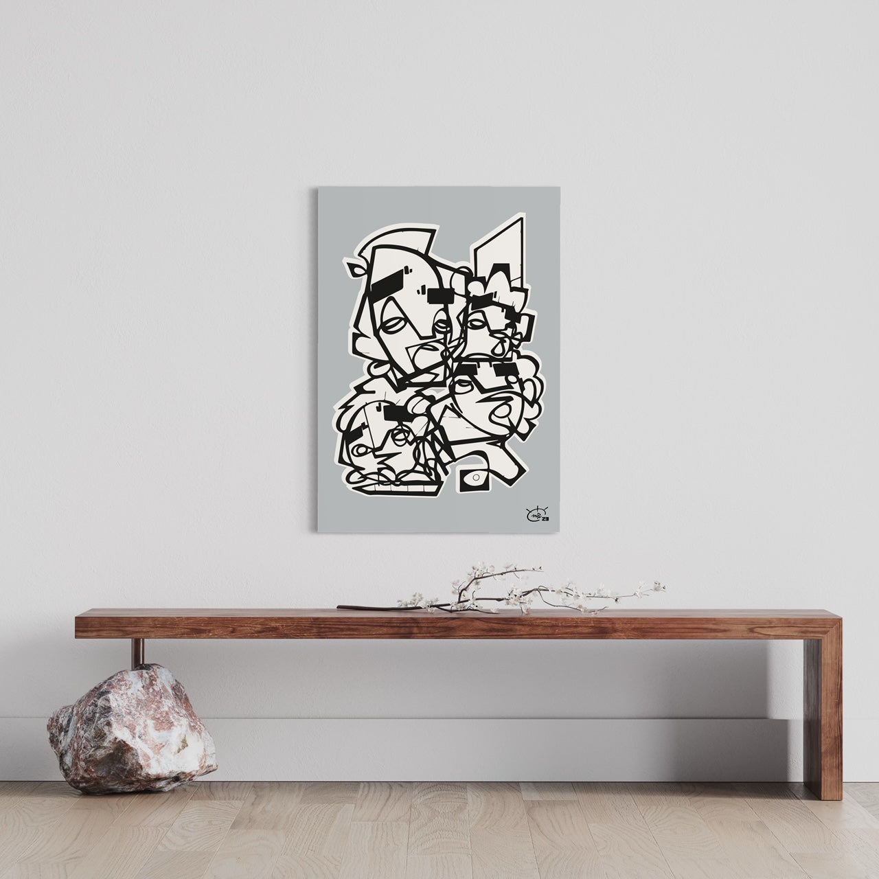 FRIENDSHIP | Contemporary canvas art print