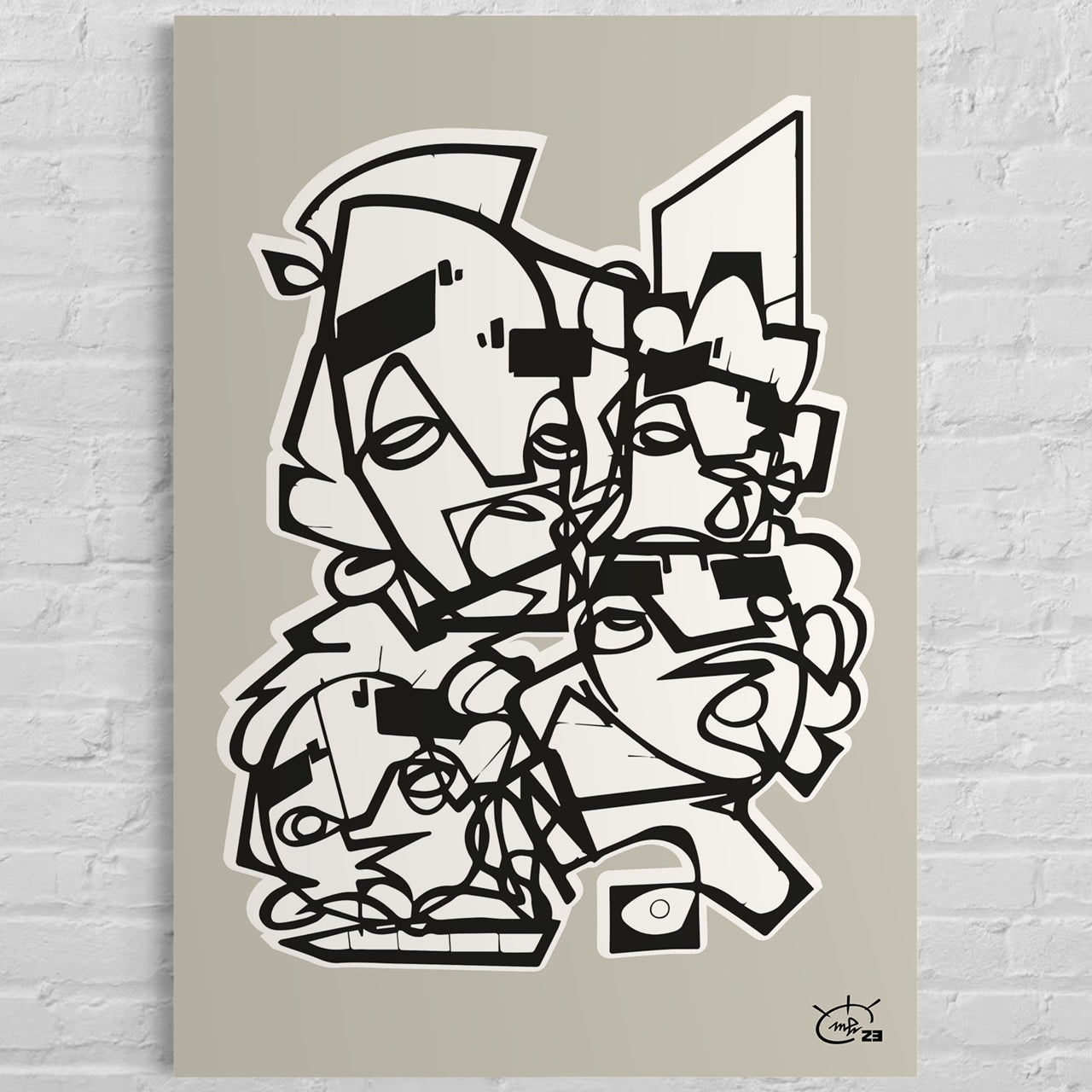 FRIENDSHIP | Contemporary canvas art print