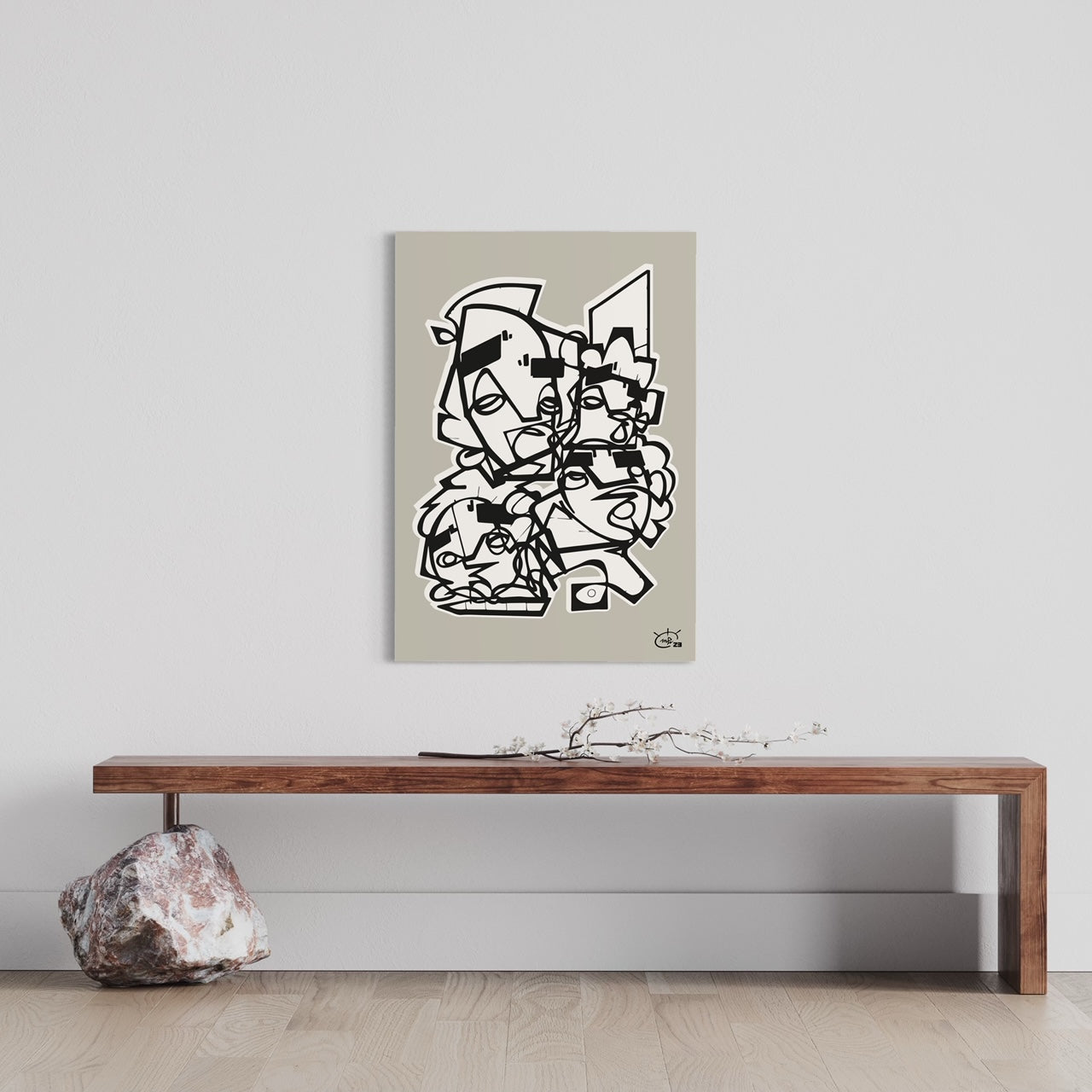 FRIENDSHIP | Contemporary canvas art print
