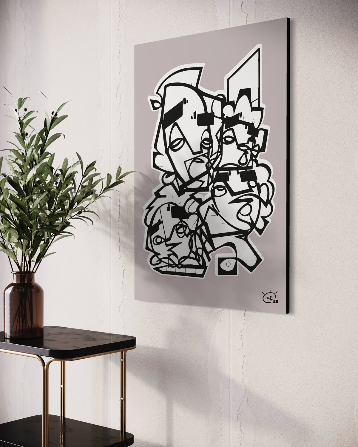 FRIENDSHIP | Contemporary canvas art print