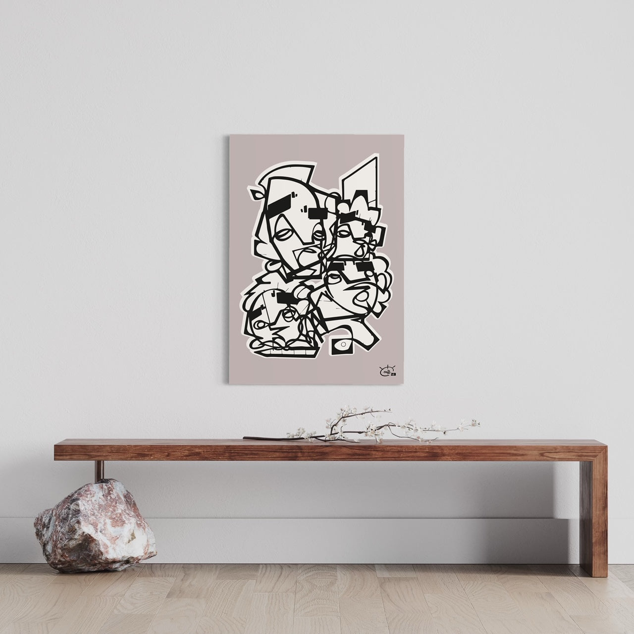 FRIENDSHIP | Contemporary canvas art print