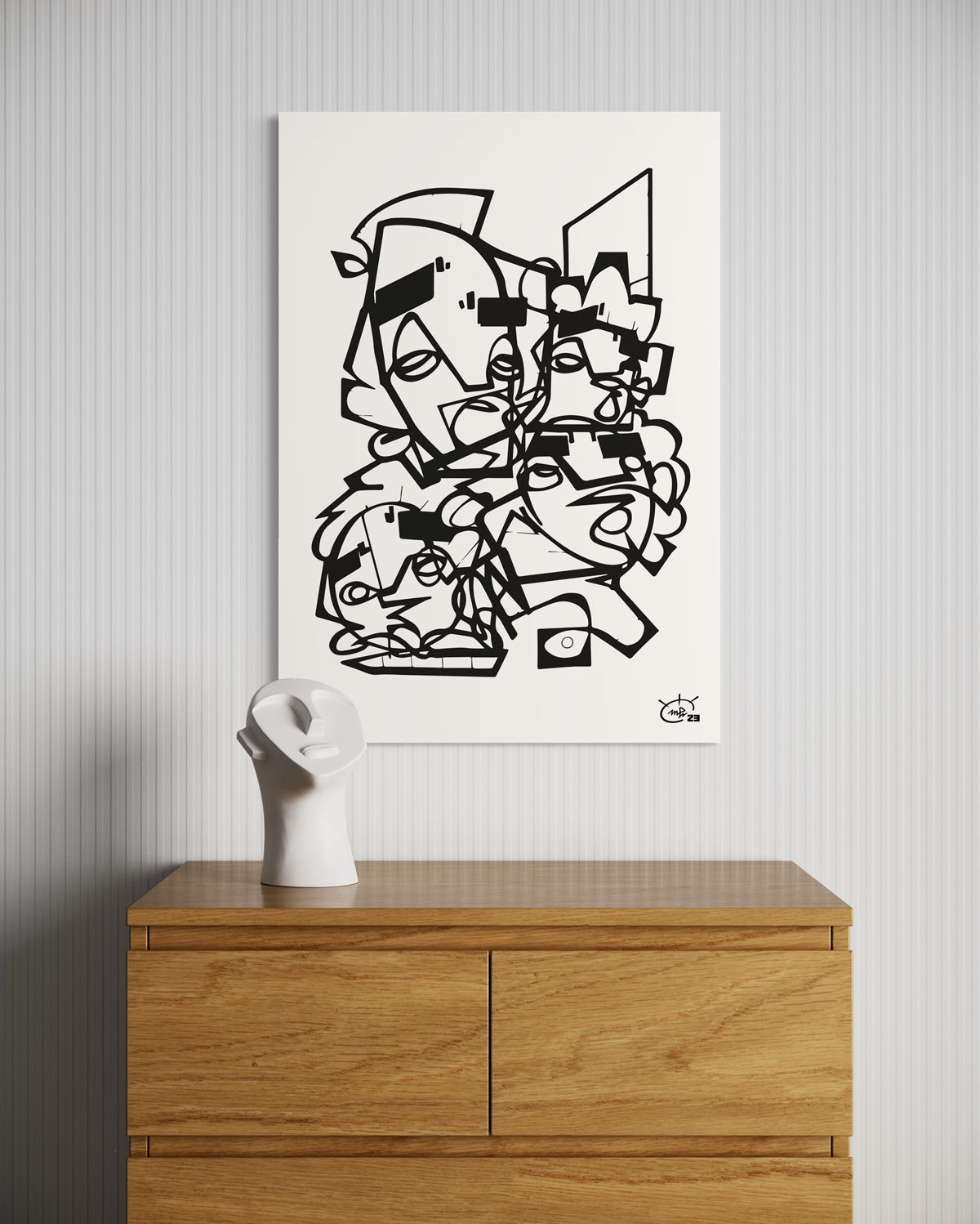FRIENDSHIP | Contemporary canvas art print