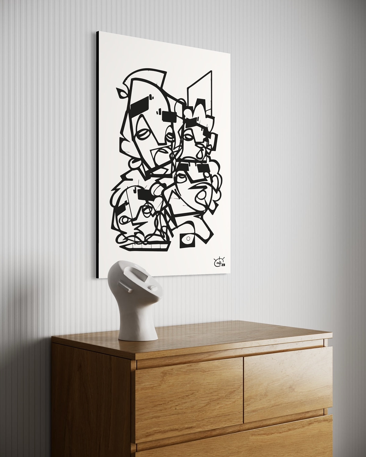 FRIENDSHIP | Contemporary canvas art print
