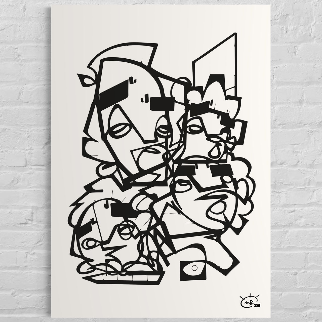 FRIENDSHIP | Contemporary canvas art print