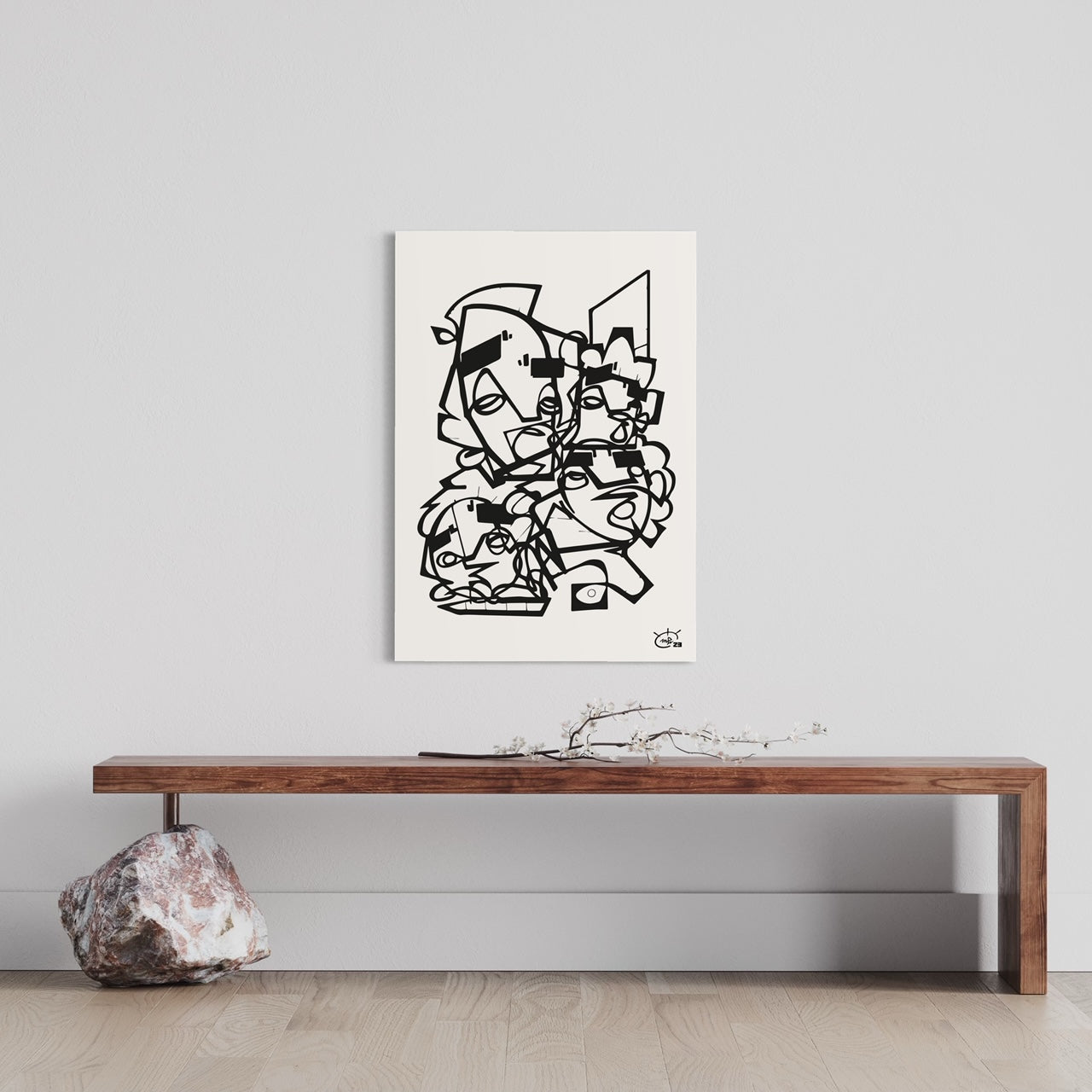 FRIENDSHIP | Contemporary canvas art print