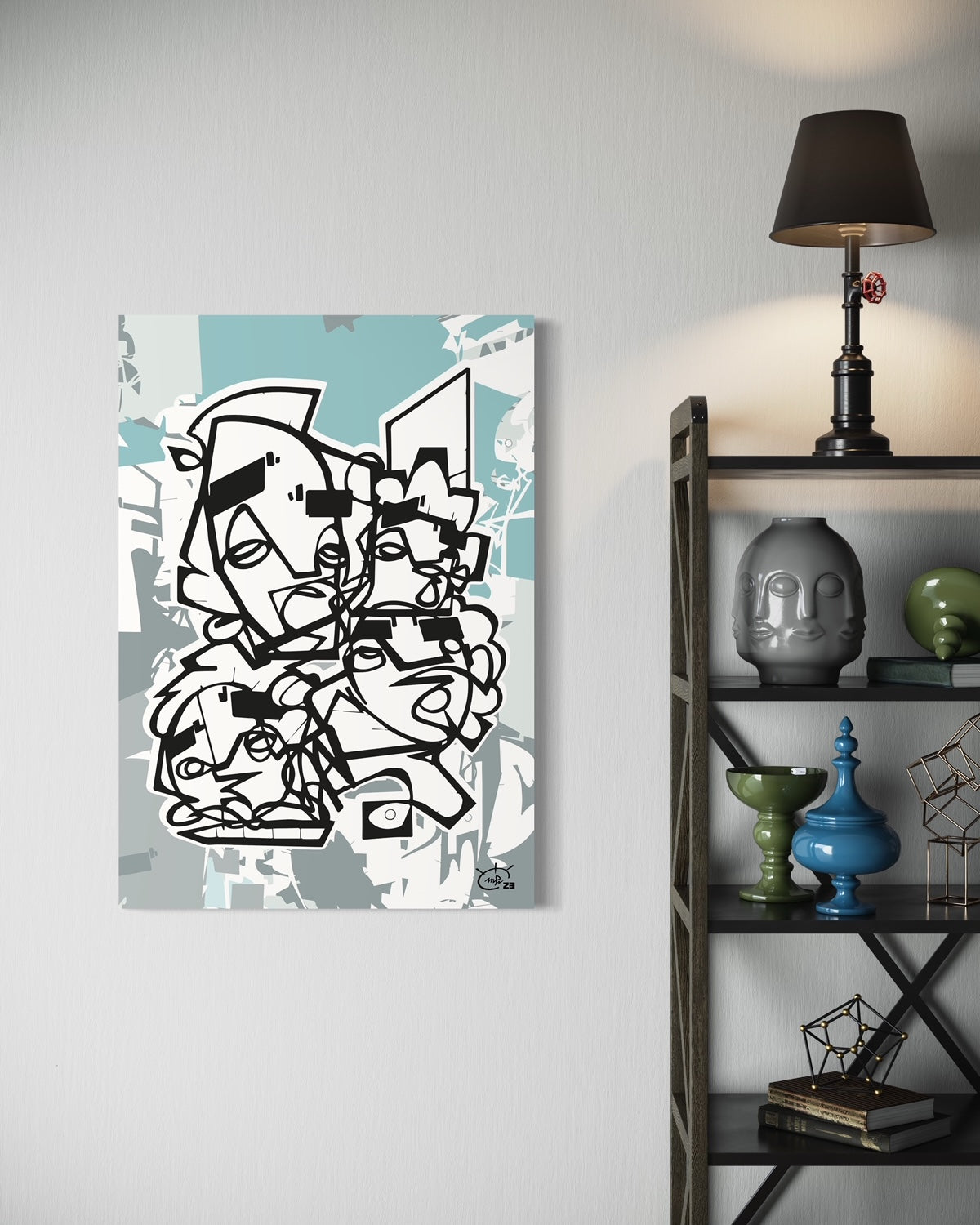 FRIENDSHIP | Contemporary canvas art print