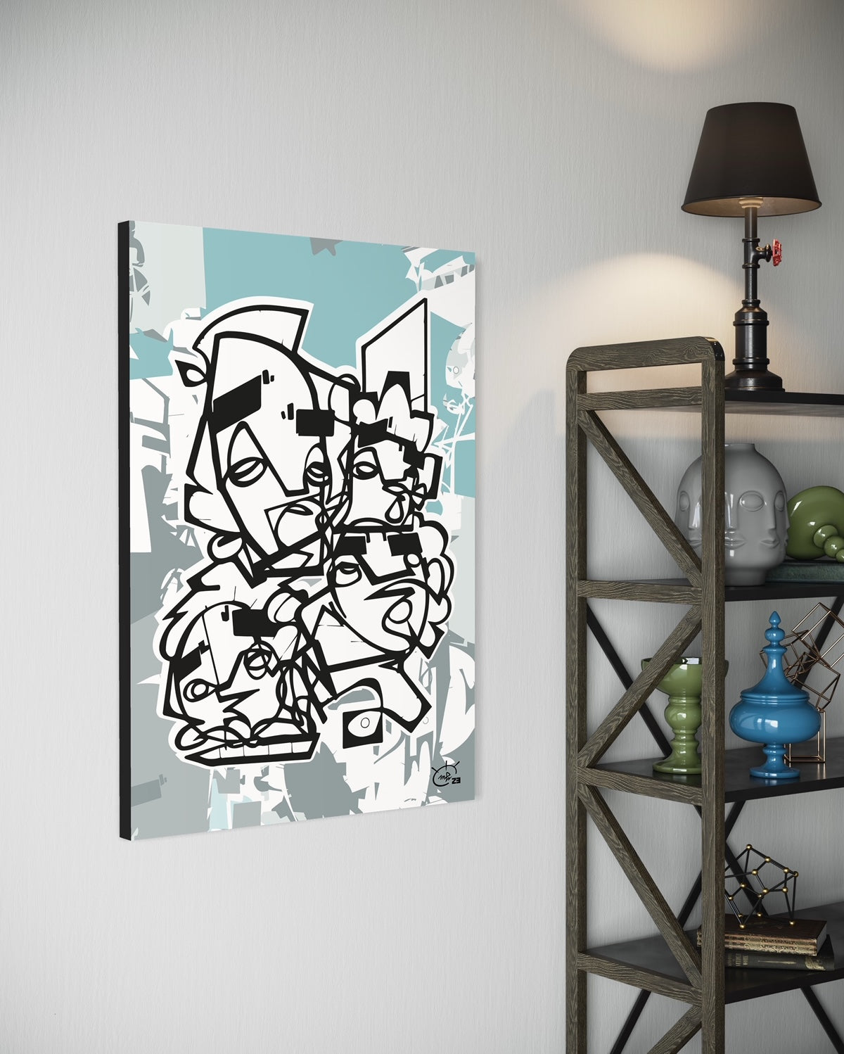 FRIENDSHIP | Contemporary canvas art print