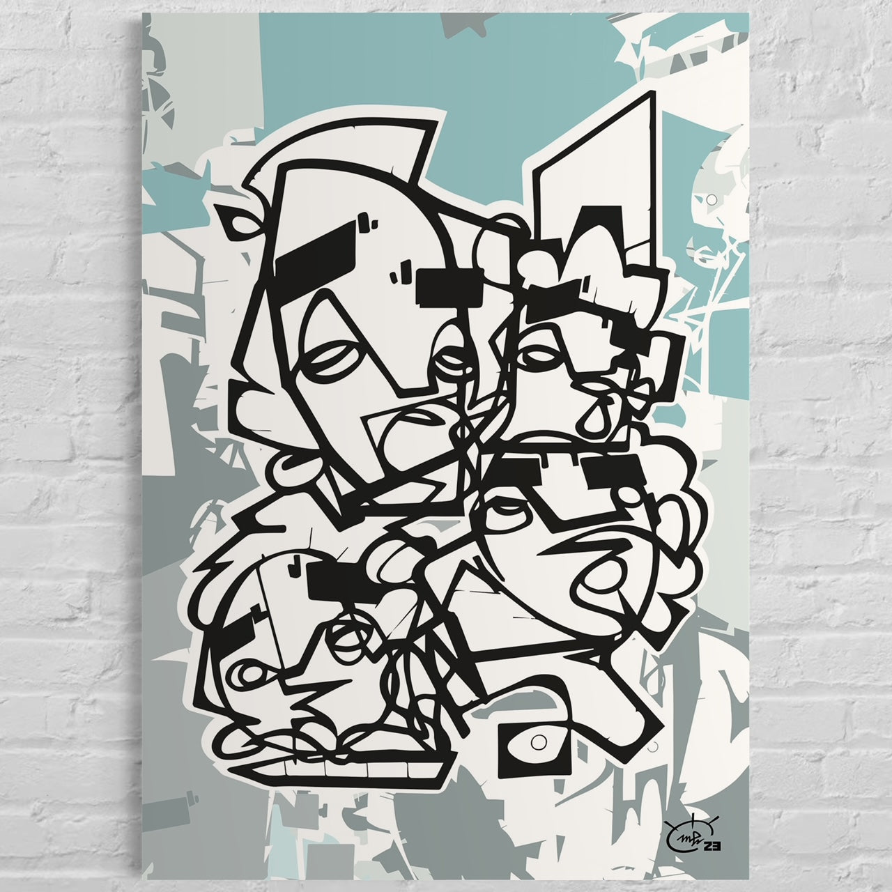 FRIENDSHIP | Contemporary canvas art print