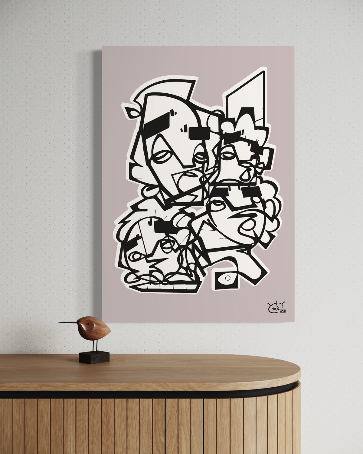 FRIENDSHIP | Contemporary canvas art print