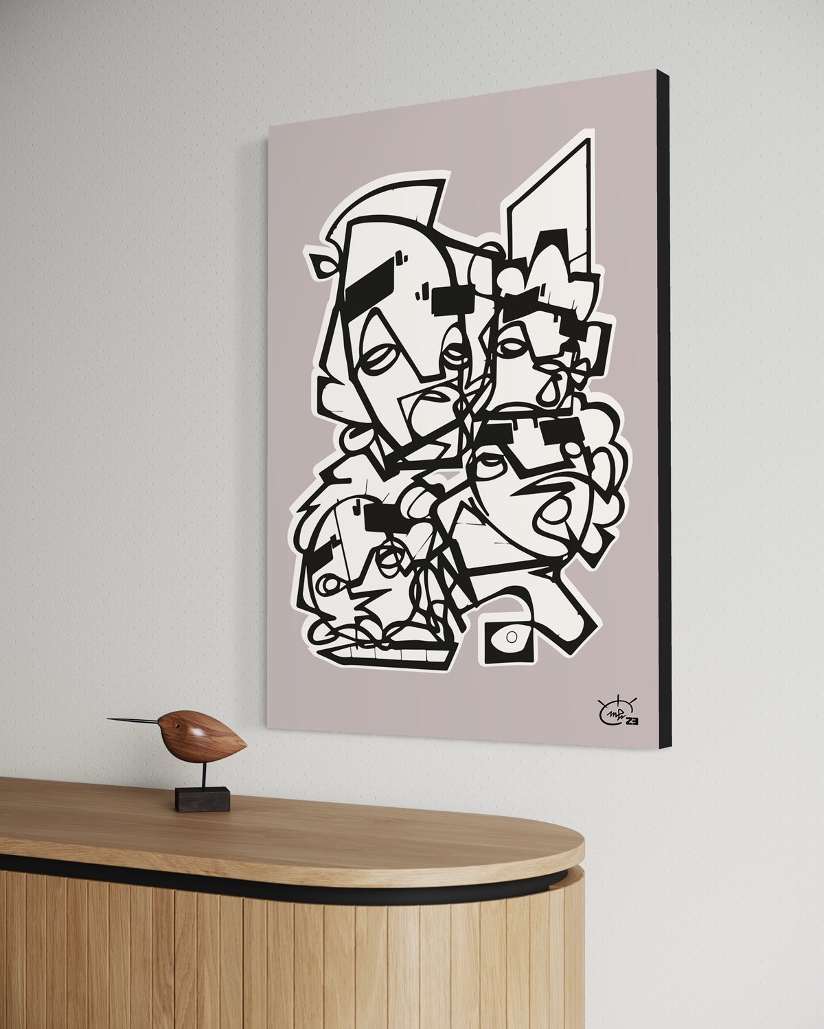 FRIENDSHIP | Contemporary canvas art print