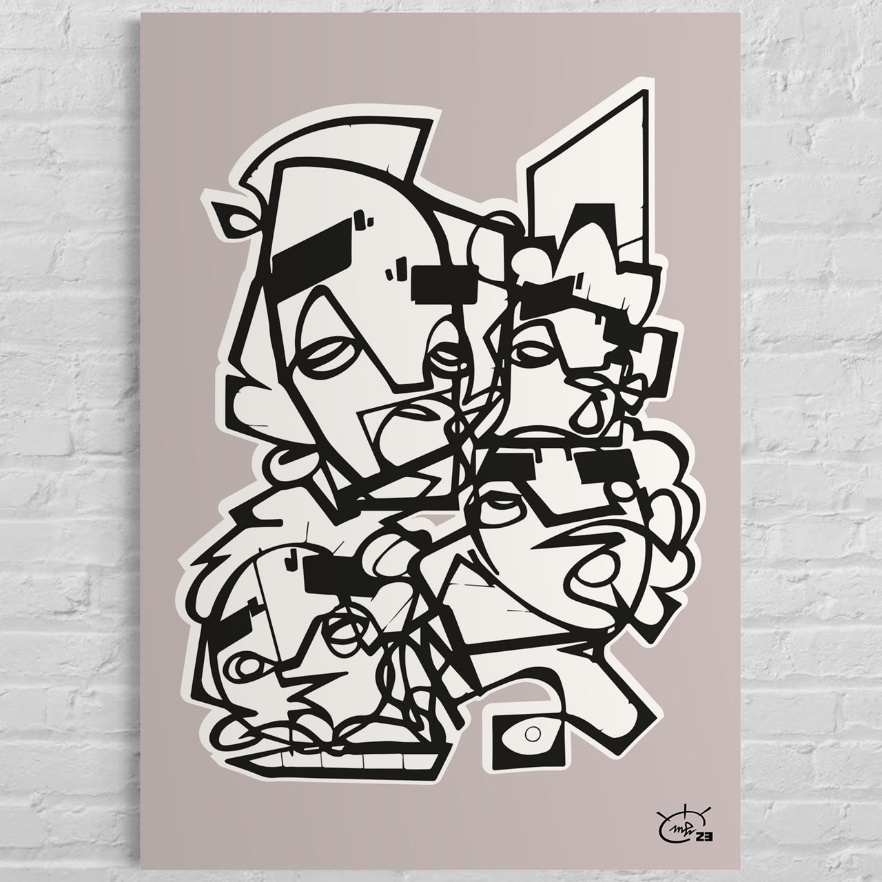 FRIENDSHIP | Contemporary canvas art print